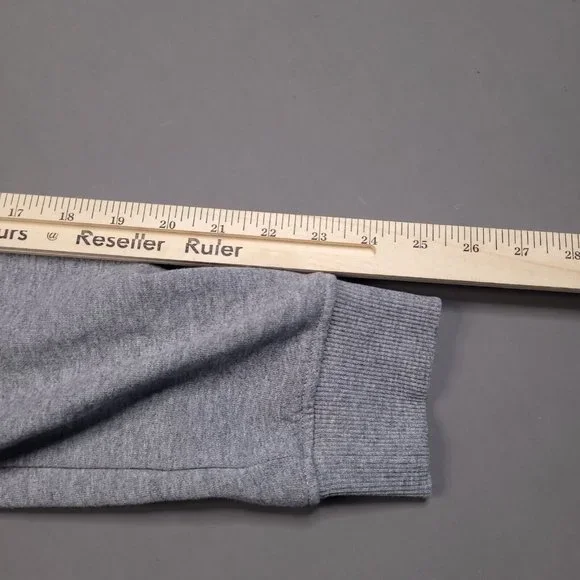 Karl Lagerfeld Big Logo Crew Neck Ribbed Sweatshirt Designer Preppy Large - Picture 8 of 9